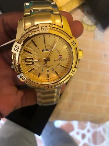 Relogio Dourado Naviforce Original - Foto 3