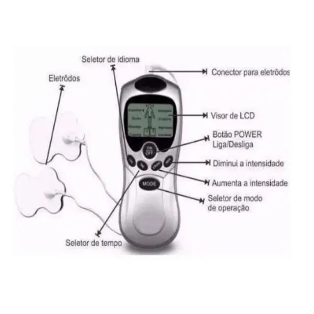 * Massageador Tens Portátil Elétrico Estética (z040)  - Foto 2