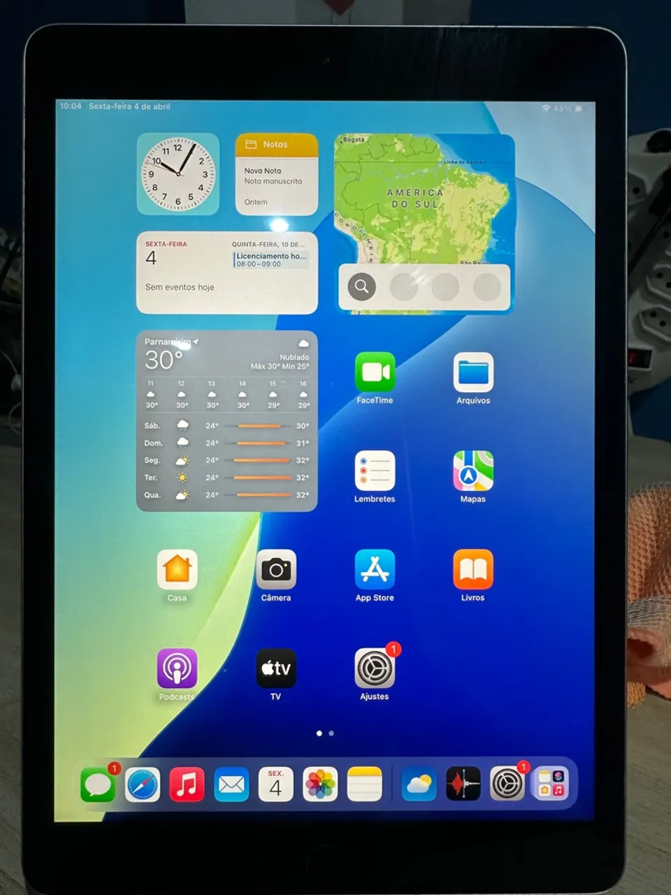 iPad Apple 9th Geração 10,2'' Wi-fi 64gb Prata