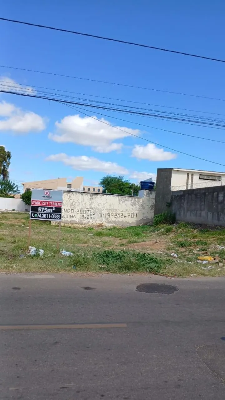 VENDO - TERRENO 575M2 - BAIRRO COUNTRY CLUB - JUAZEIRO-BA