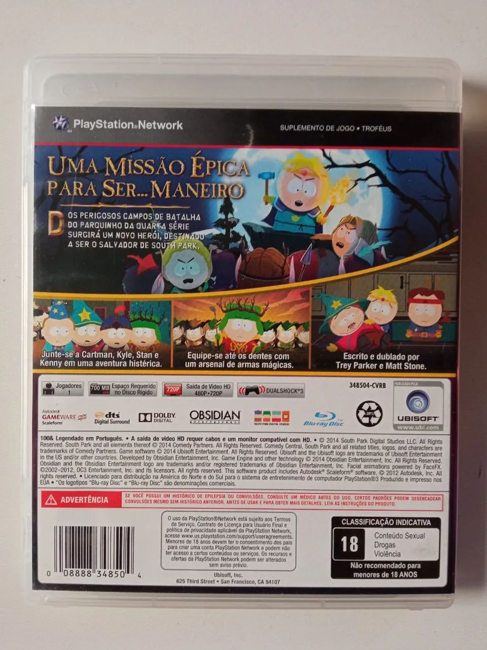 South Park ps3 original seminovo - Foto 2