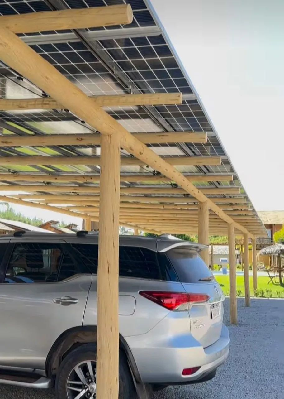 Cobertura para instalar painéis solares
