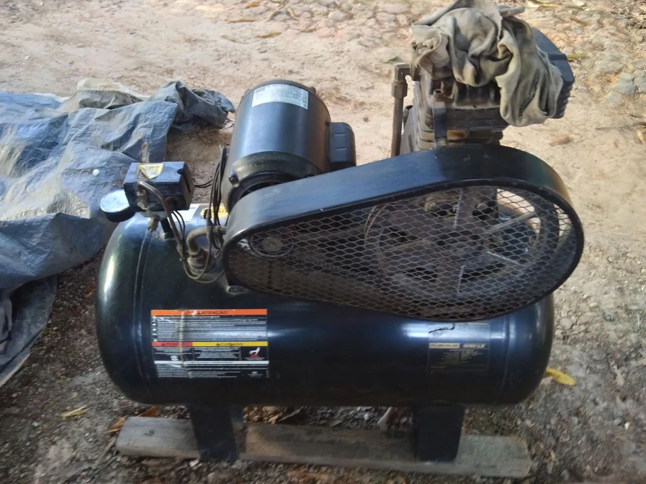 Compressor de ar HULK Bravo Profissional 100 Litros - Foto 2