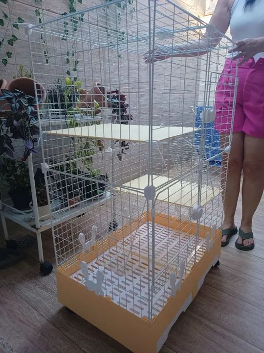 A Casinha para Coelho e Roedores - Conforto, Higiene e Diversão em 3 Níveis - Foto 4