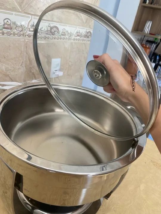 Rechaud de Aço Inox para Buffet - Foto 4