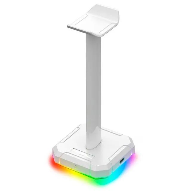 Suporte para Headset Redragon Scepter Pro White Rgb - WZetta