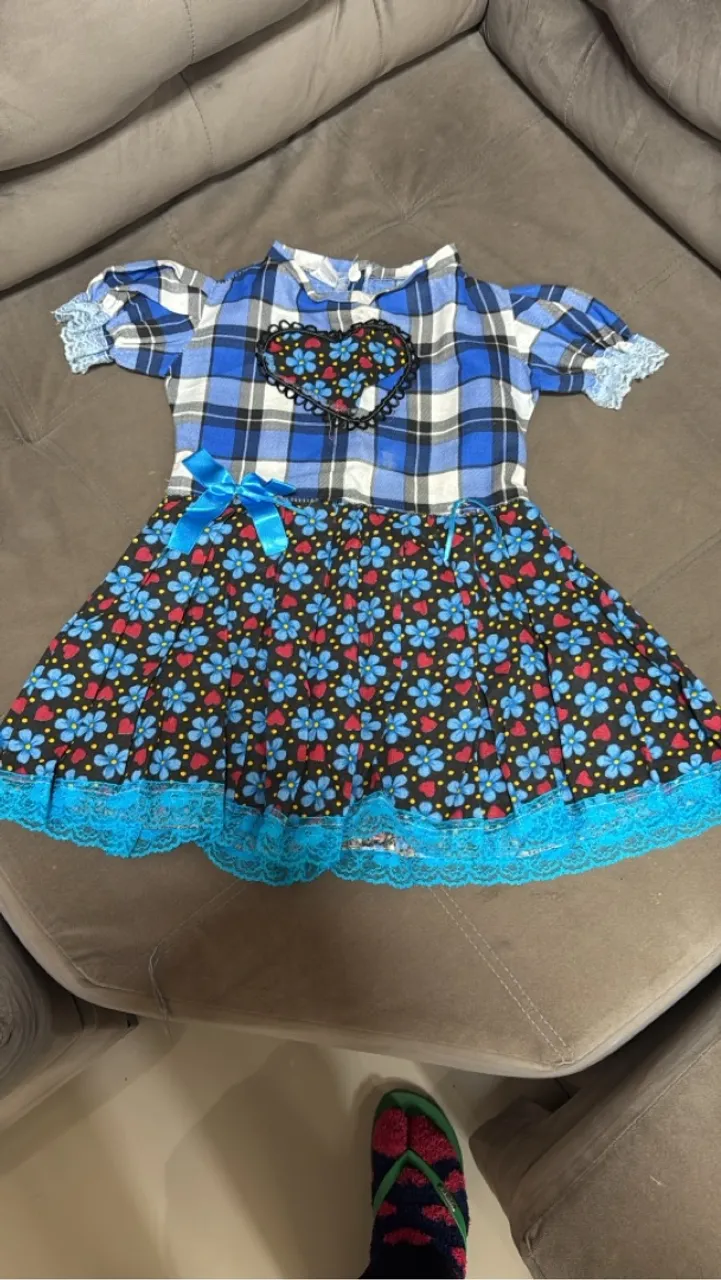 Vestido Infantil Festa Junina