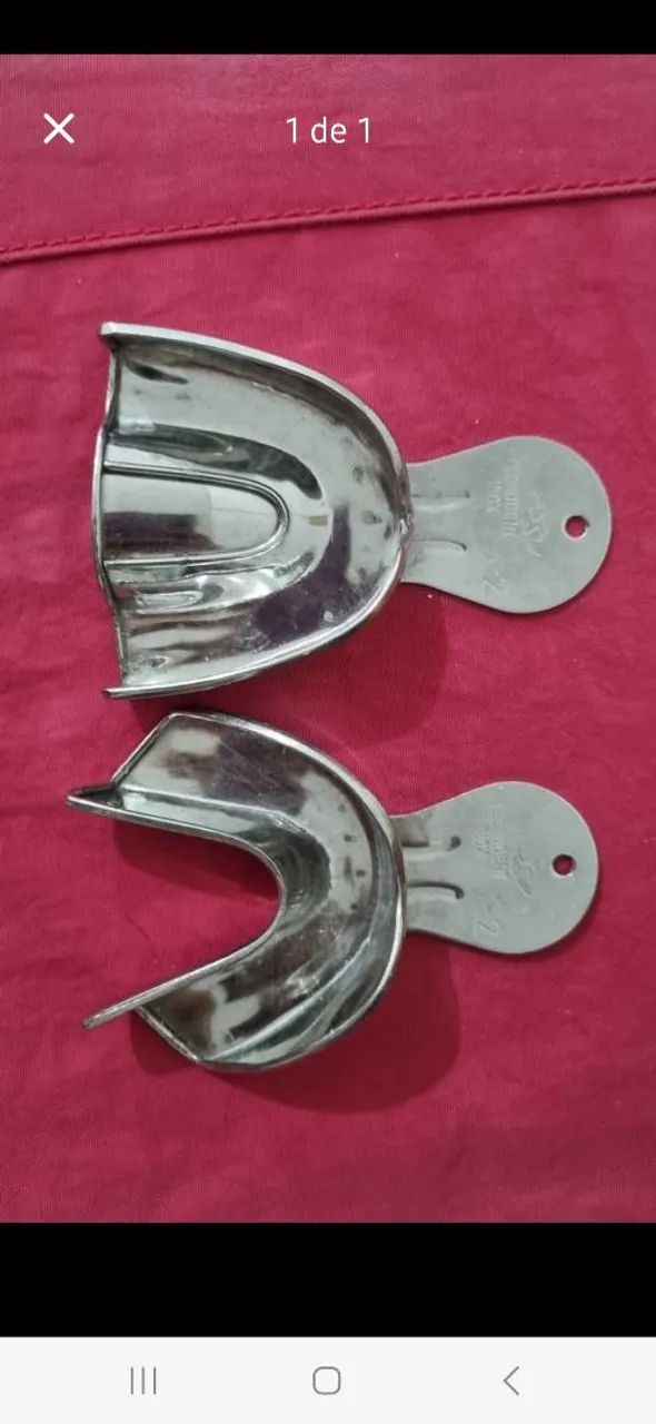 Moldeiras S2 Bandeja para Moldagem Dentária