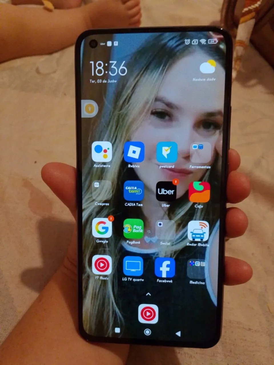 Xiaomi 11 lite 5g, 128 g em estado de novo