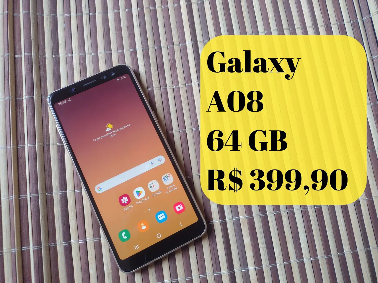 Smartphone A08 com 64gb