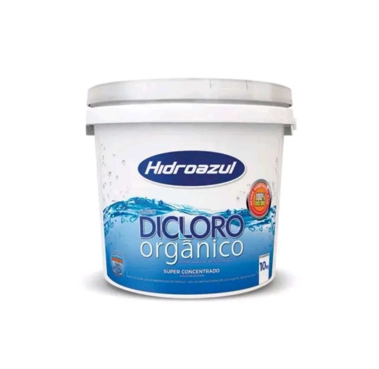 Promoção Cloro Dicloro Orgânico Para Piscinas Super Concentrado Hidroazul 10kg