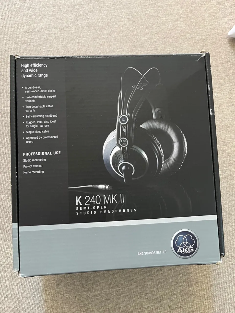 Fone de Ouvido AKG K240 MKII - Profissional