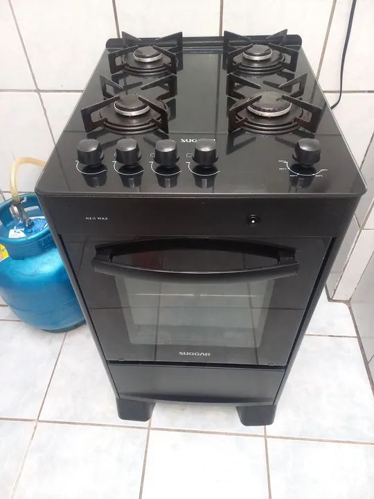 Fogão 4 Bocas Suggar - Preto