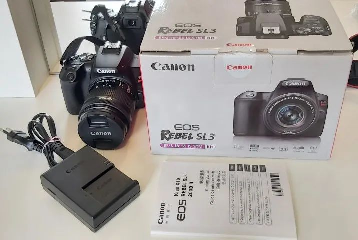 Câmera EOS Rebel SL3 com Lente EF-S 18-55mm - Foto 5