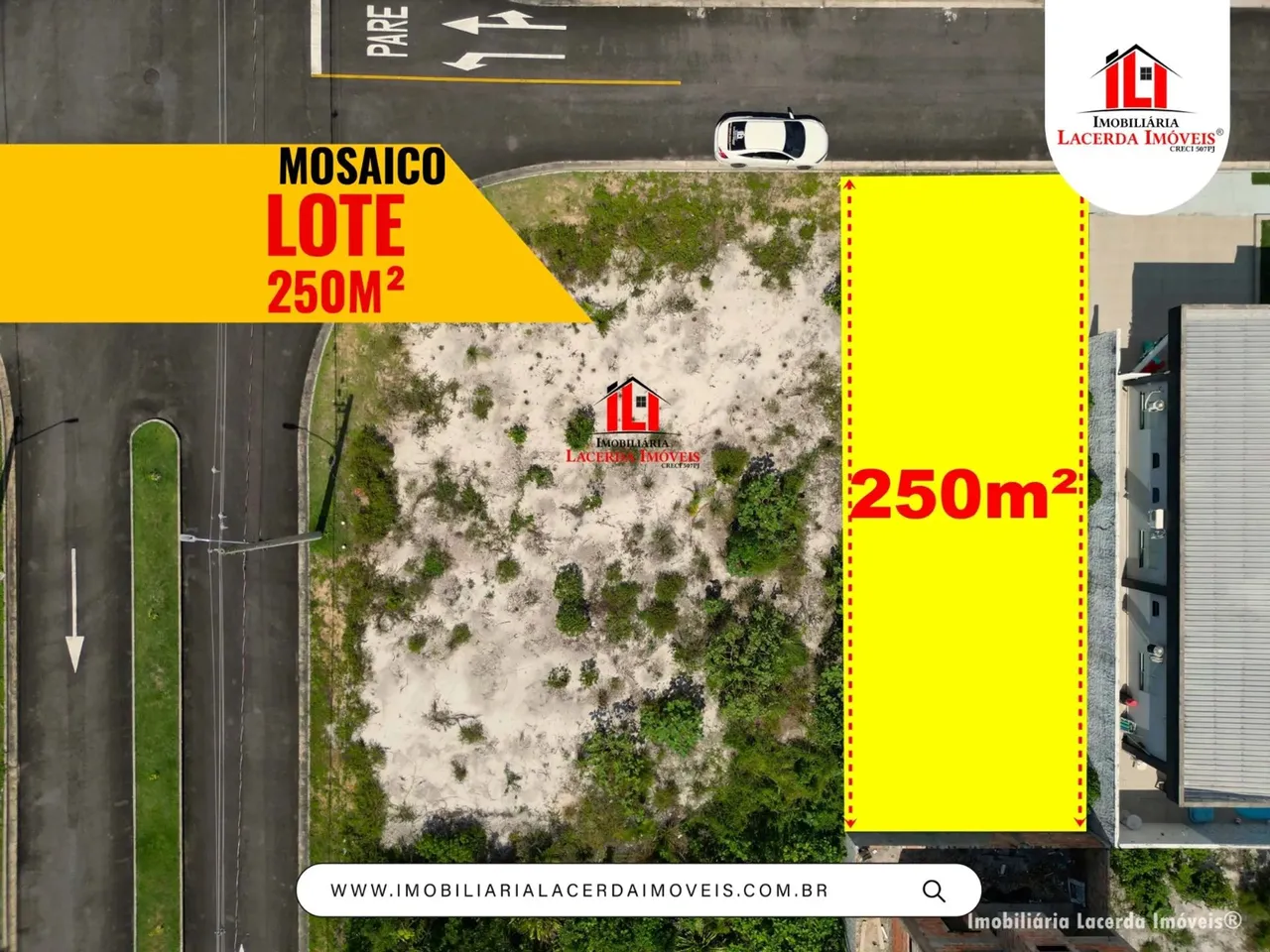 Mosaico / Lote 250m2 / Ponta Negra / 9 8 1 0 6 3 2 3 1