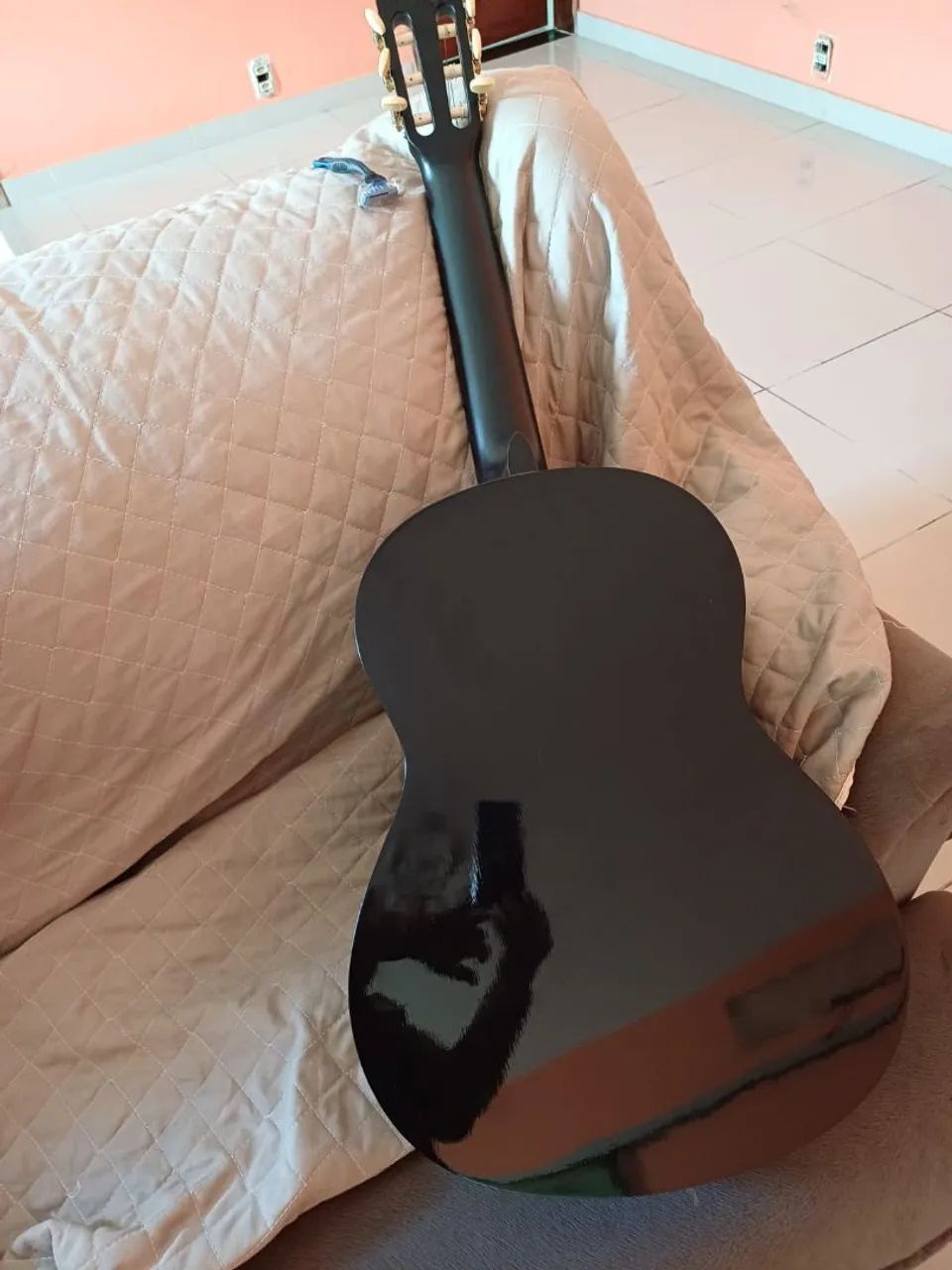 Violão Clássico Yamaha Preto com Capa - Foto 5