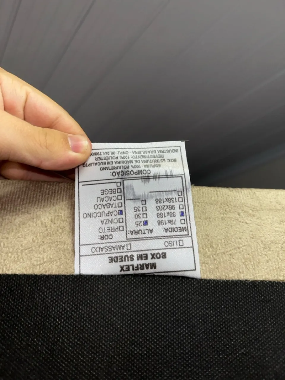 Cama Box em Suede Marflex - Conforto e Qualidade