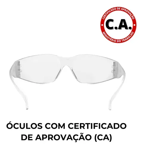 Óculos Proteção Super Safety Ss-2 Policarbonato transparente