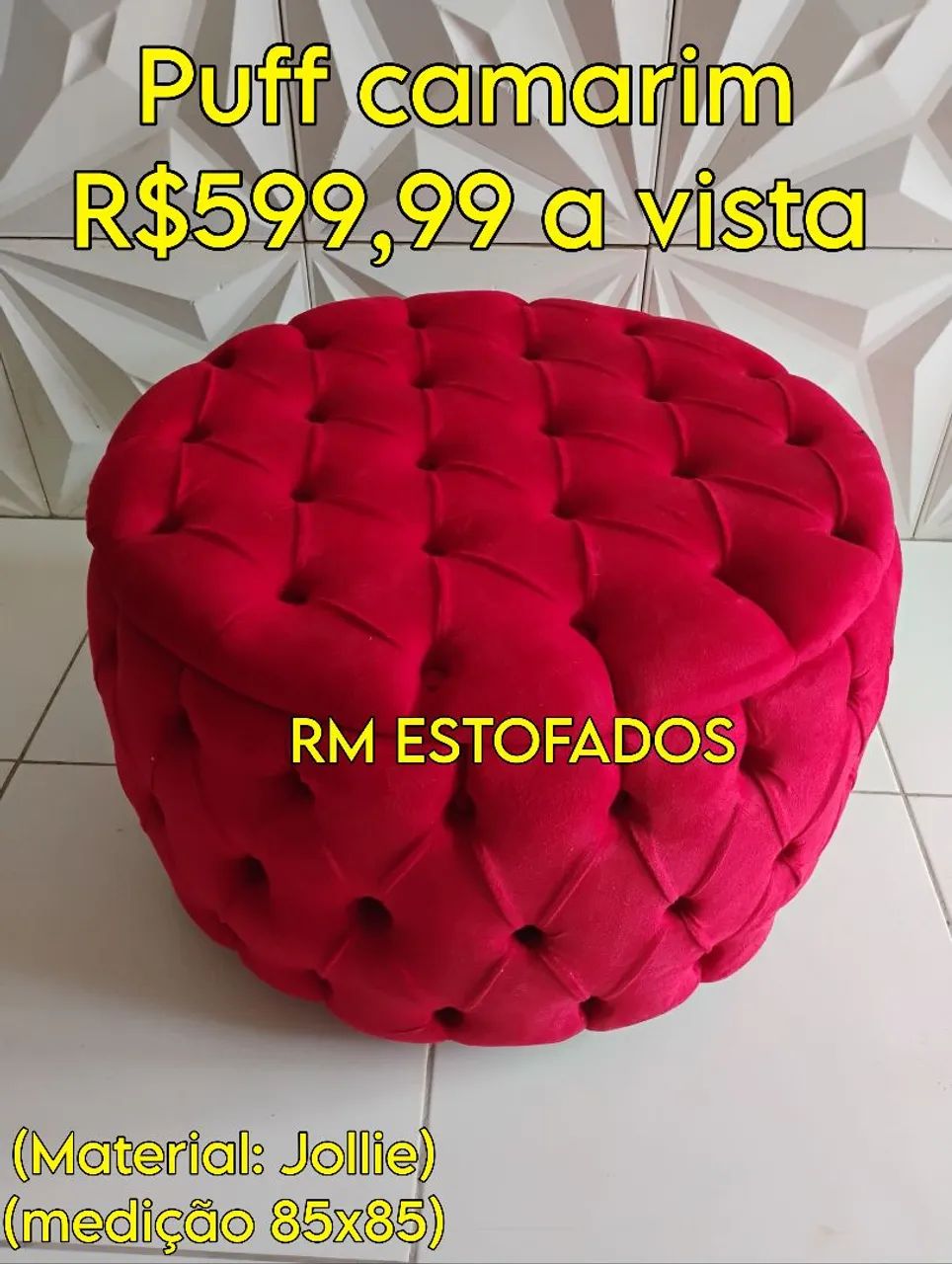 Puff camarim  - Foto 2