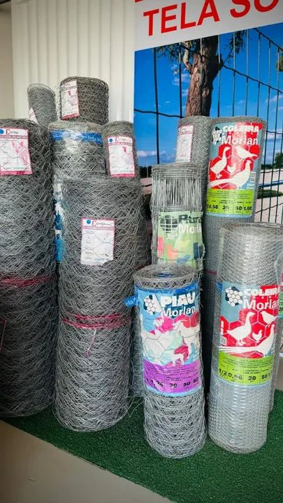 Tela para pinteiro / Tela para viveiro / Tela para galinheiro / Tela Galvanizada  - Foto 2