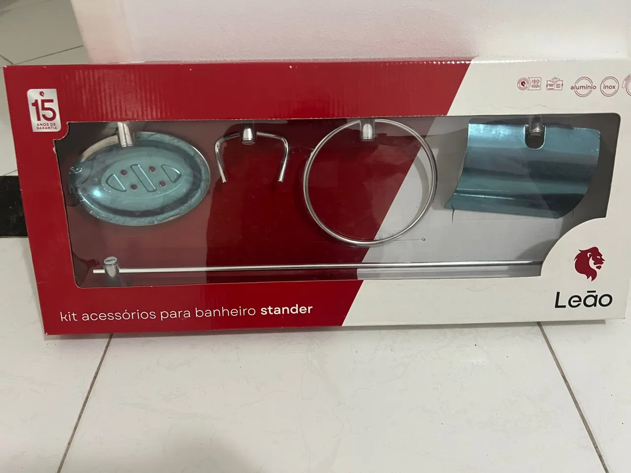 Kit acessórios para banheiro 5 peças