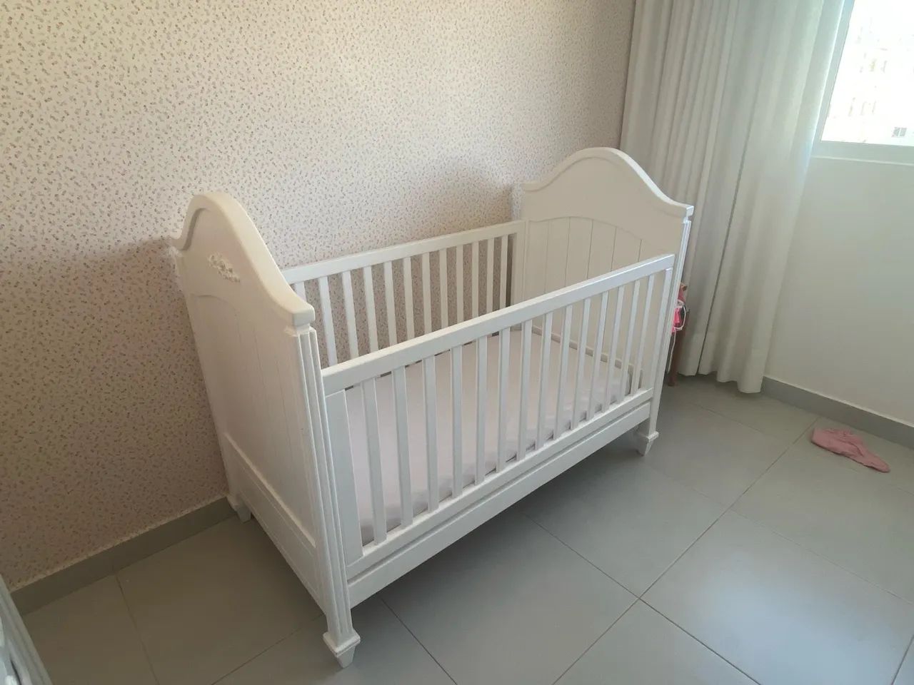 Berço em madeira branco  - Foto 2
