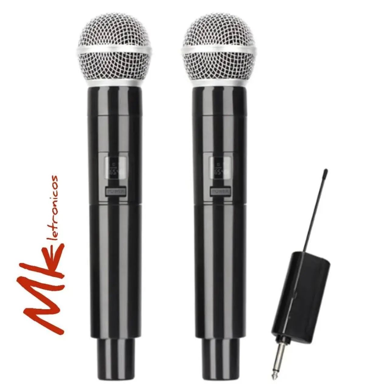 Microfone Dual s/ fio universal - Qualidade de som superior - Foto 3