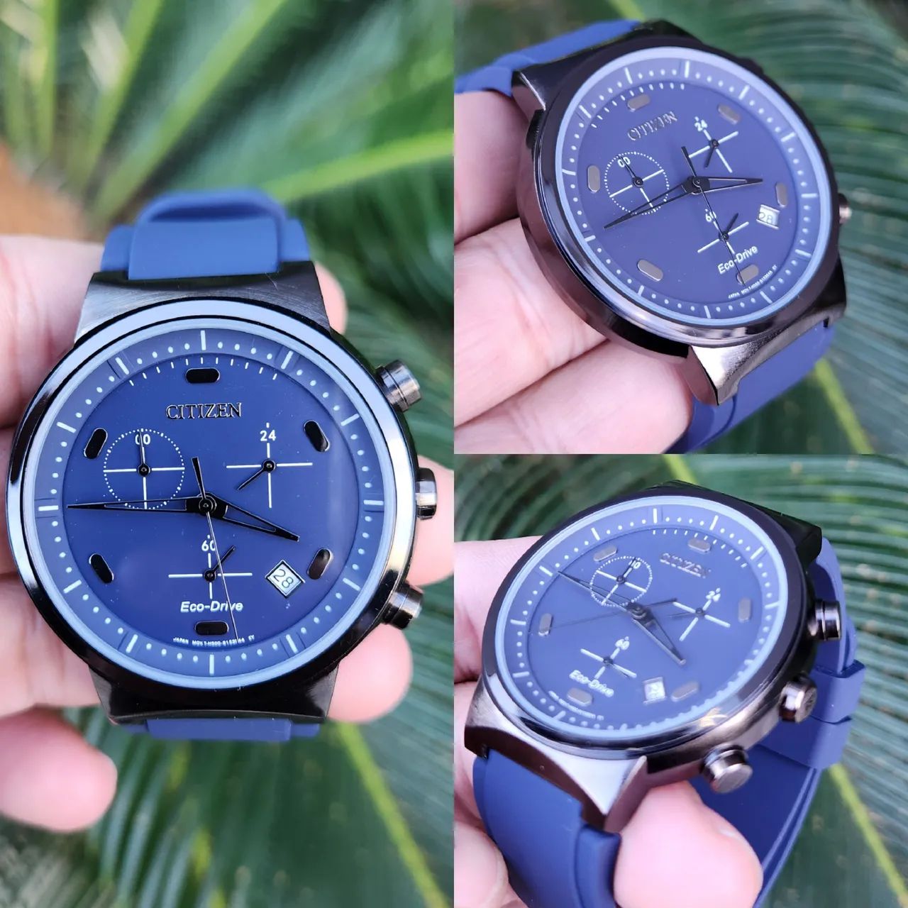 Relógio Citizen Eco-Drive Azul - Foto 5