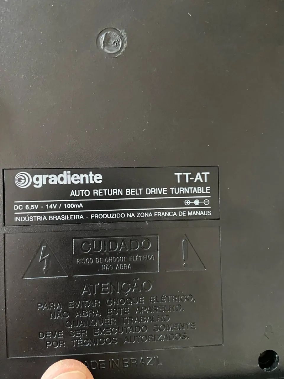 Toca-Discos Automático Avanti TT-AT GRADIENTE  - Foto 3