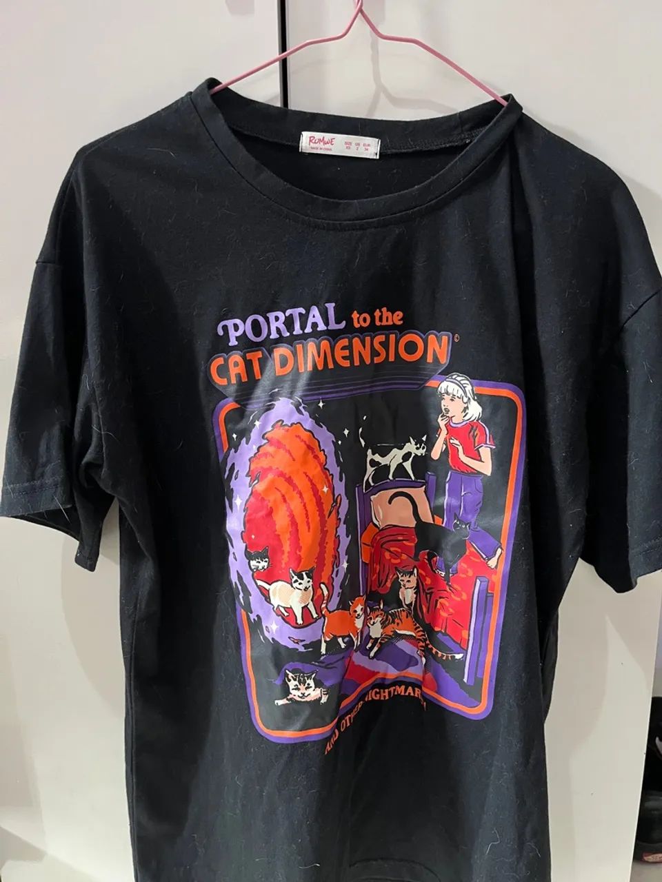 Camiseta Portal Gato Romwe - Foto 5
