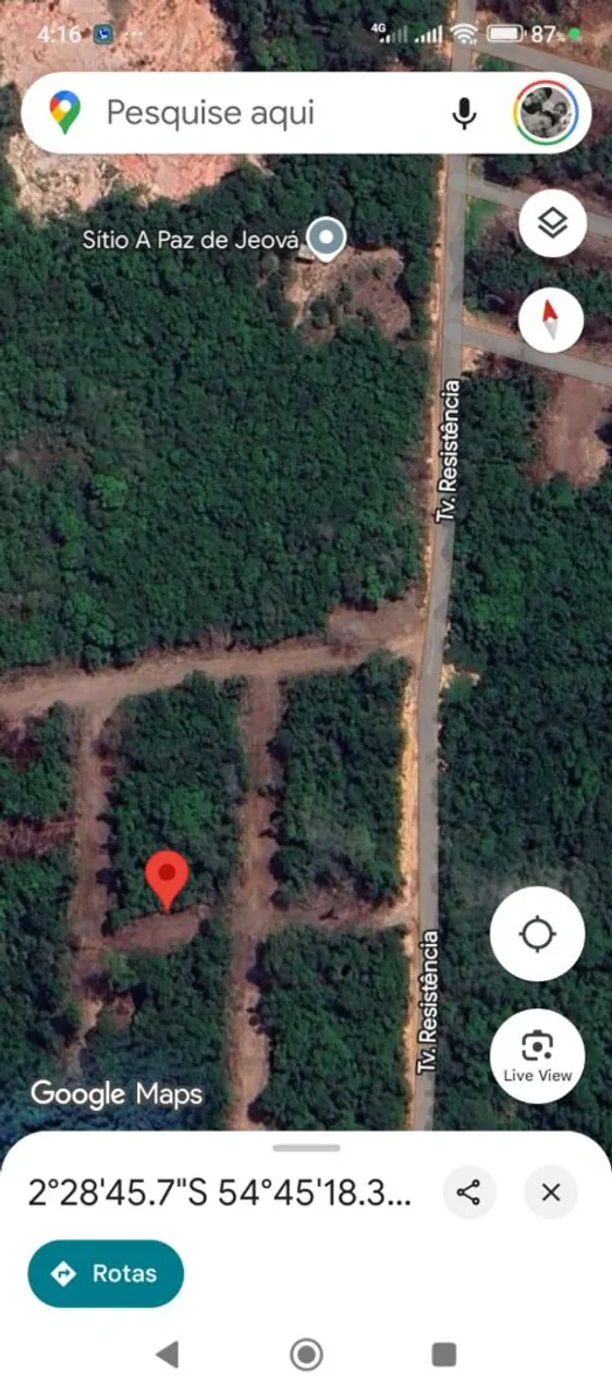 Vendo um terreno na nova moaçara
