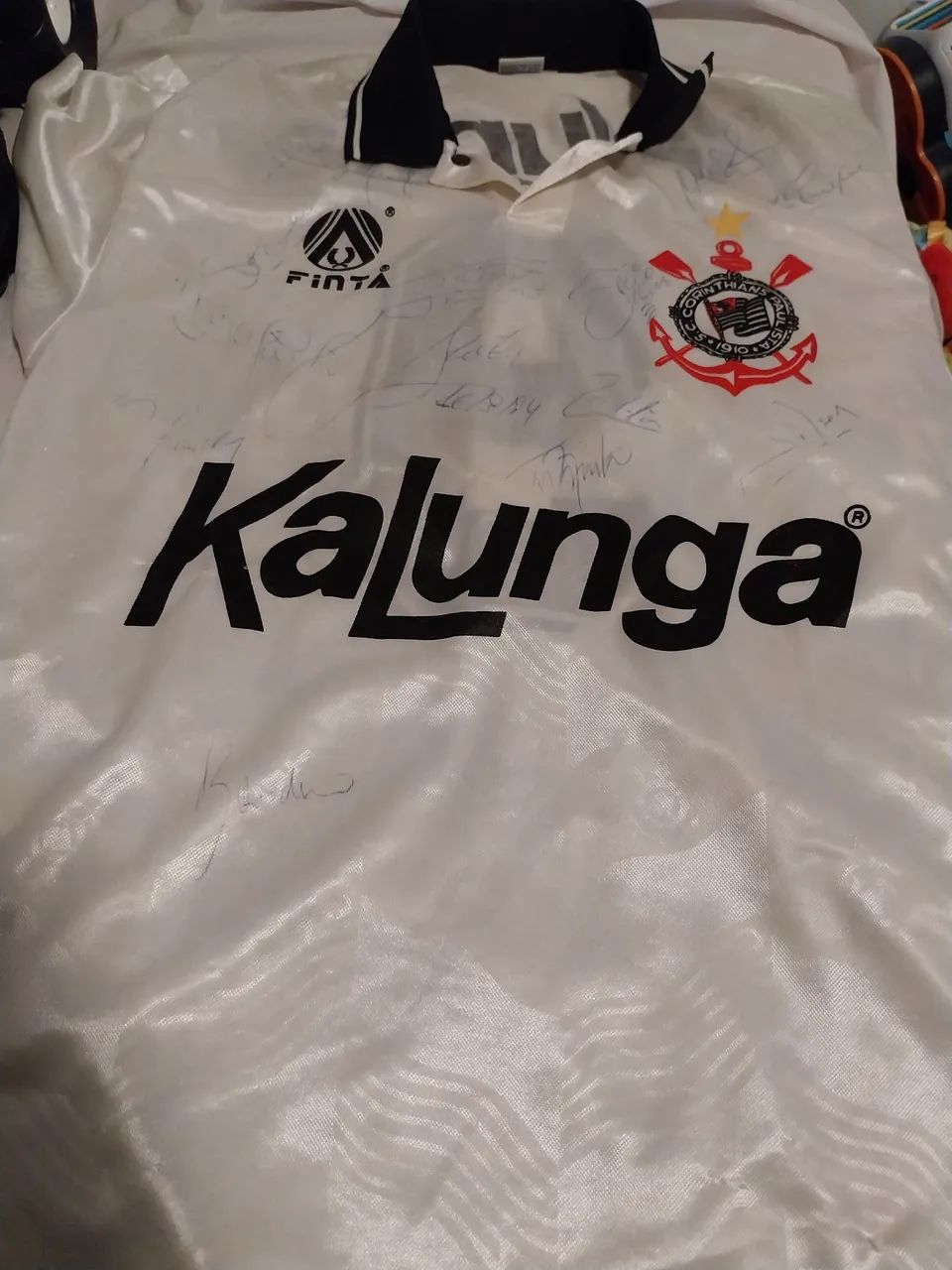 Camisa Corinthians Autografada Kalunga