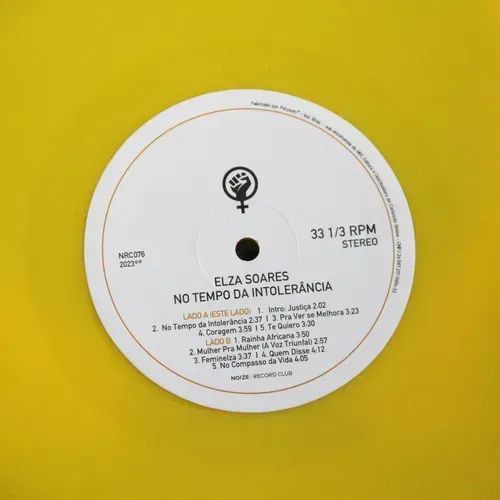 Vinil Elza Soares - No tempo da intolerância - Foto 2