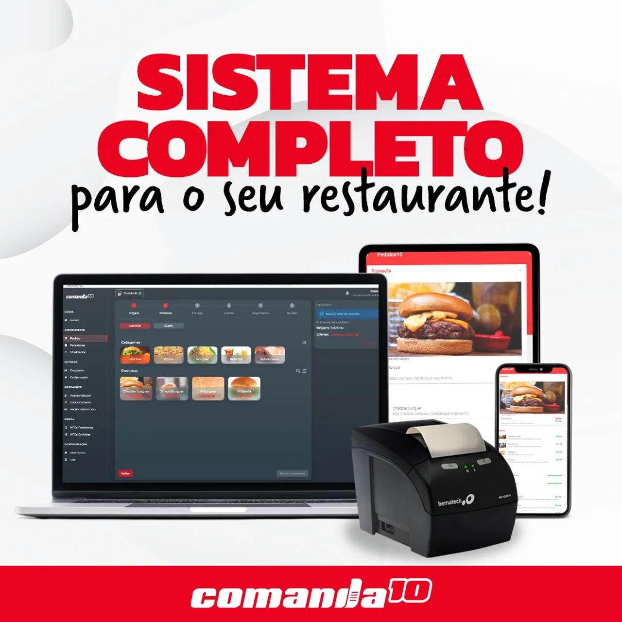 Sistema Completo para Restaurante Comanda 10