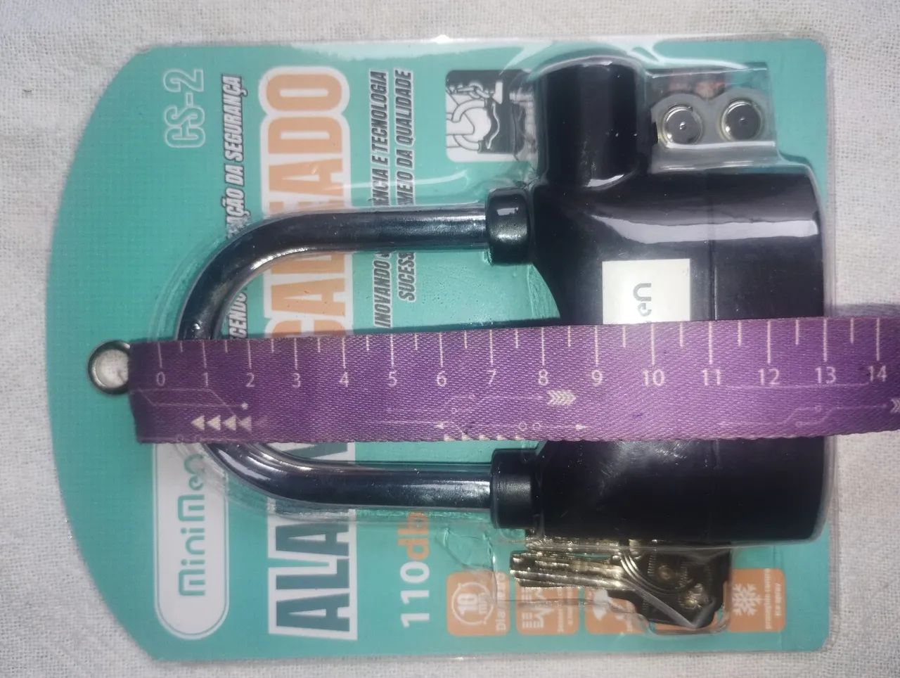 Cadeado com alarme  - Foto 2