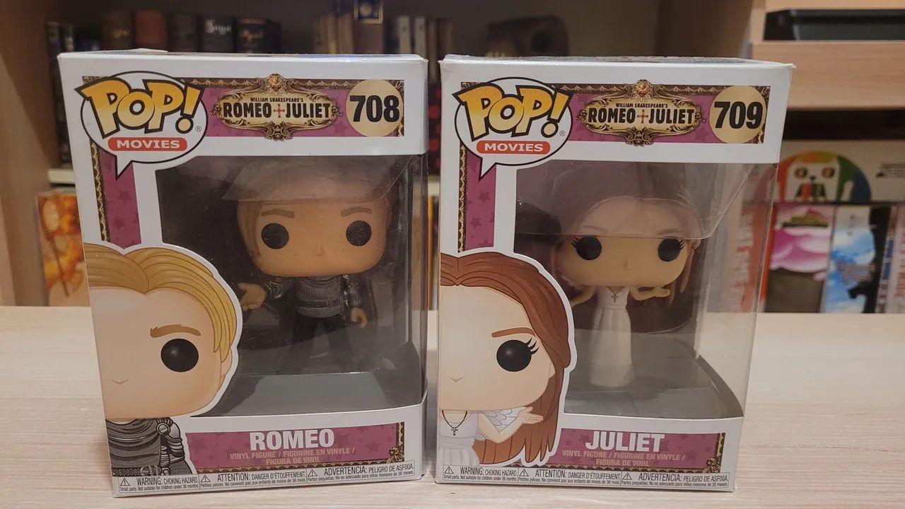 Funko Pop - Romeo & Juliet - Romeo 708 e Juliet 709
