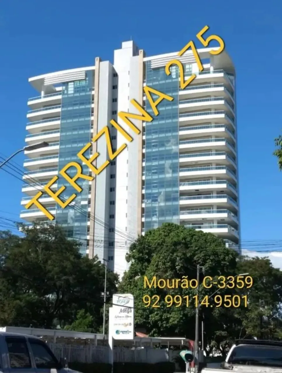Exuberante! TEREZINA 275 é o nome do mais elegante edificio de Manaus. 538m2, 5 amplas suí