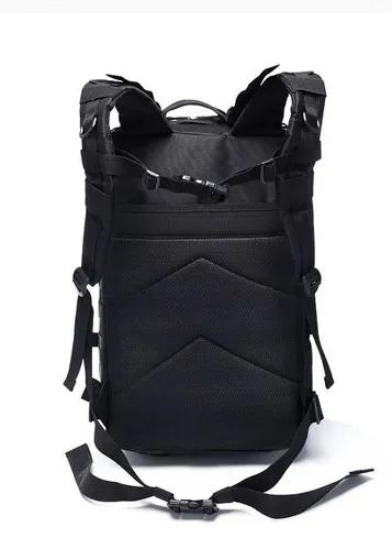Mochila Tática Preta Grande Resistente e Impermeável 50l. NOVA - Foto 4