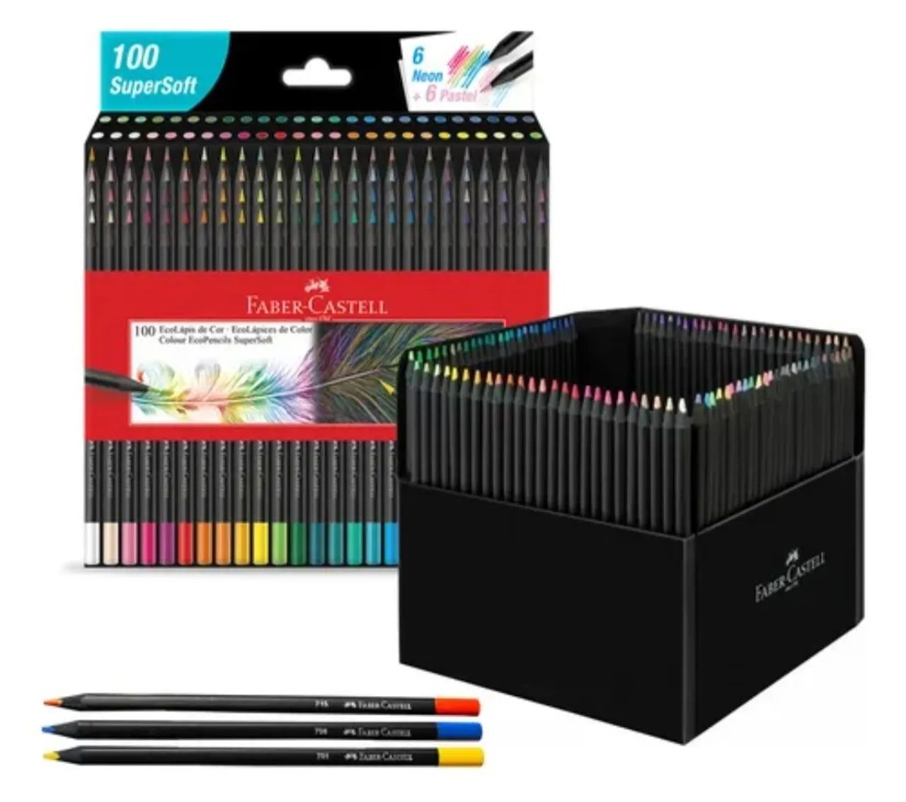 Lápis de Cor 100 Cores, Faber-Castell - Foto 2