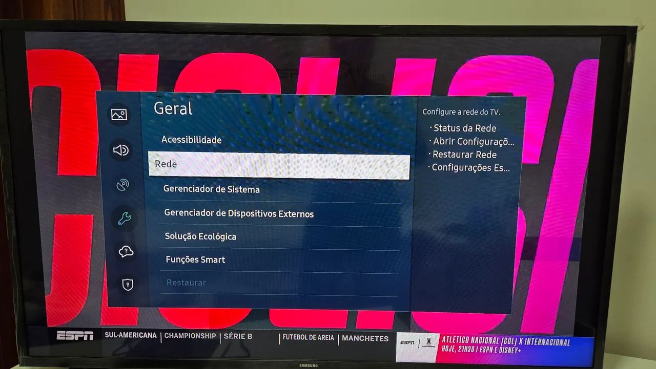 TV Samsung Smart 4K 43 polegadas (Aceito Propostas)