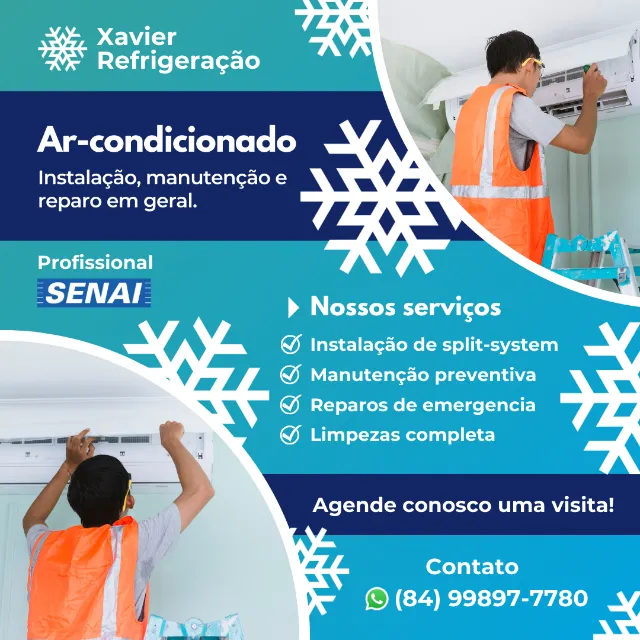 Instalação e manutenção de ar-condicionado
