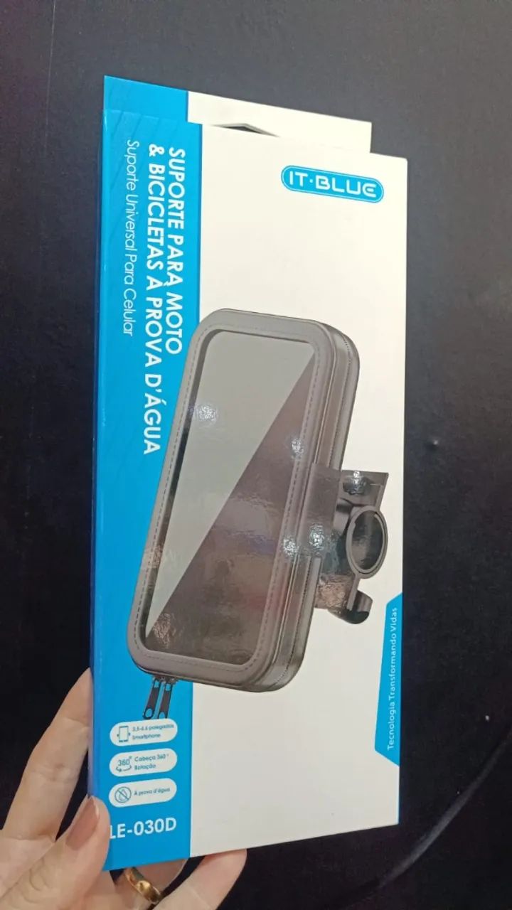 Suporte Celular Moto Bike LE-030D It-Blue - IT Blue -Loja Coimbra Computadores Entregamos