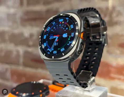 Galaxy Watch Ultra Smartwatch 47mm LTE, Galaxy AI, Titânio Aeroespacial, Titânio Prata