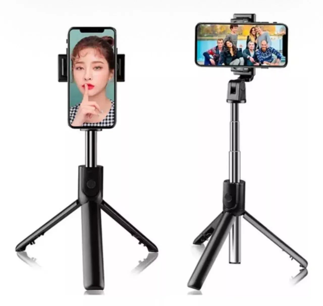 Tripé Selfie Extensível com Controle Remoto Bluetooth