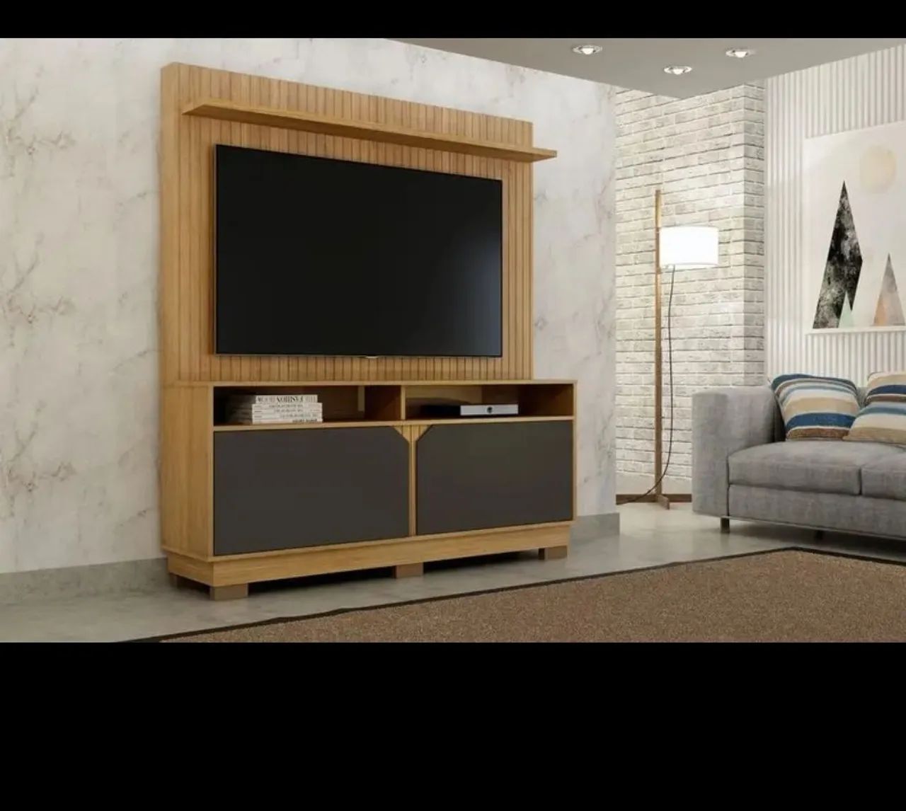 Rack e painel novos  - Foto 3