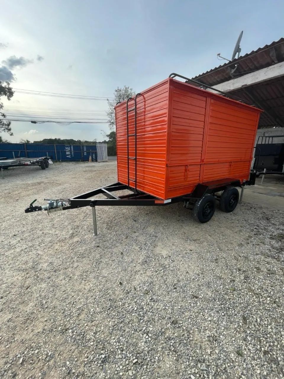 REBOQUE BAÚ MODELO DRONE PULVERIZAÇÃO - Foto 5