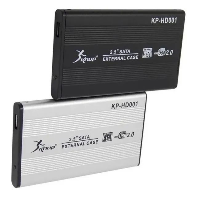 Case Para Hd Externo Sata 2,5 Usb 2.0 Metal Slim  - Foto 2