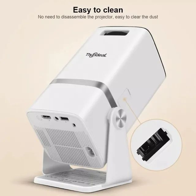 Projetor Thundeal Td80w Fullhd 1080p 450ansi 11000 Lumens 4k Branco - Foto 2