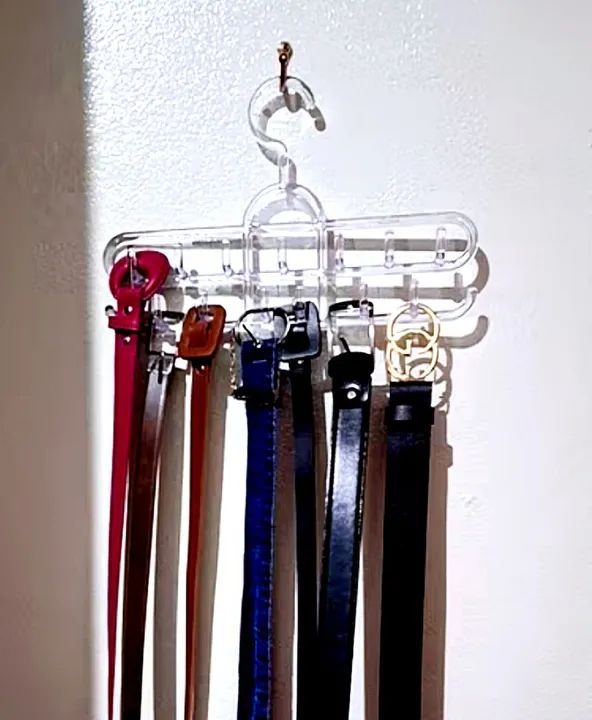 Kit com 3 Cabides organizador cristal com 13 ganchos cada - Foto 4