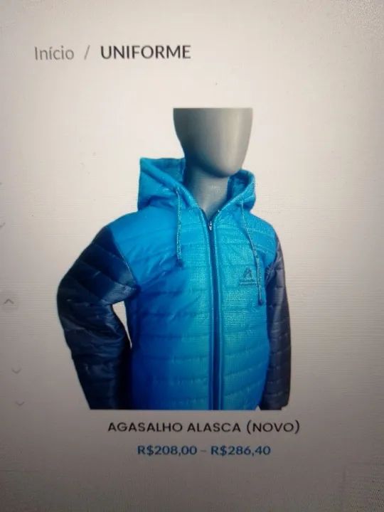 Casaco quentinho abrigo corta vento colégio adventista - Tamanho P eM - Foto 6